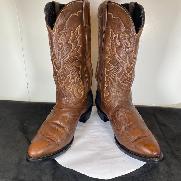 Men's 10D Vintage Durango Brown Work Boot with Rubber Heel, Vintage Durango - Picture 9 of 11